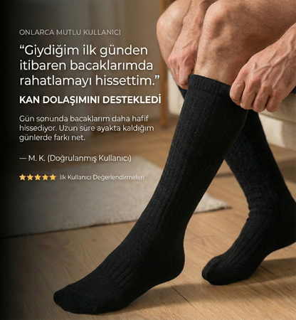 Alpaka Kompresyon Çorabı