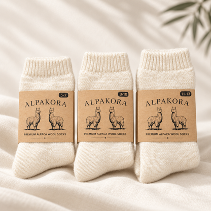 Alpaka Kışlık Çocuk Çorabı