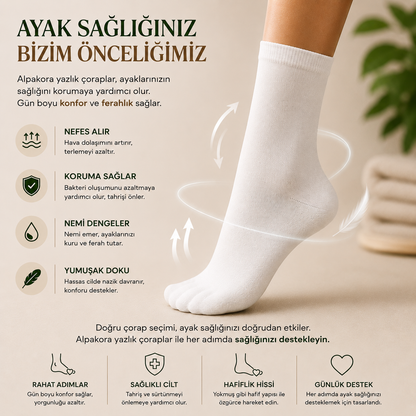 Alpakora Yazlık Soket Çorap