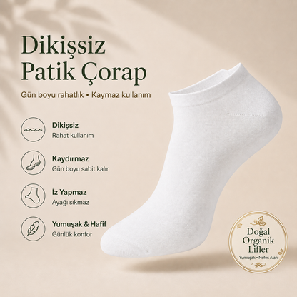 Alpakora Yazlık Patik Çorap